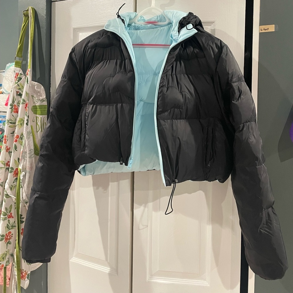 Voight by Valentina Reversible Cropped Puffer